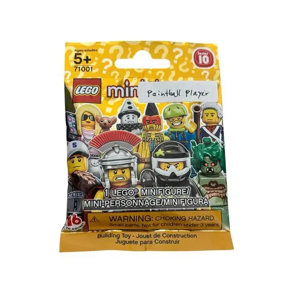LEGO Series 10 Paintball Player - FACTORY SEALED - Retired 2013 - Picture 2 of 3